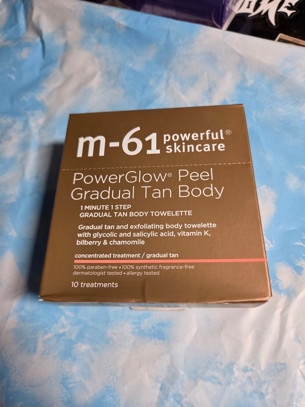 NIB M-61 Powerful Skincare Power Glow Peel Gradual Tan Body Tens Treatments